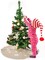 48 In Christmas Tree Skirt Countryside Burlap Tree Skirt White Snowflake Printed Xmas New Year Holiday Decorations Indoor Outdoor